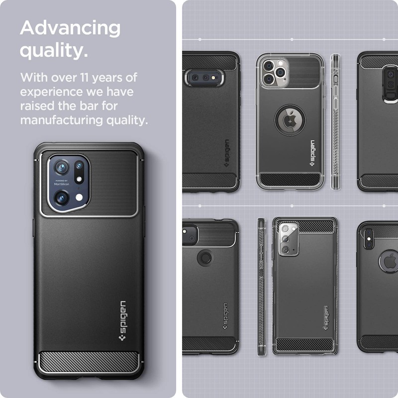 Spigen Rugged Armor Case Compatible with Oppo Find X5 Pro
