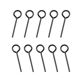 INCREWAY 1/8” Standard Hex Dogging Key with Full Loop, Key-Ring Style Dogging Key Set, Allen Wrench Door Key for Push Bar Door Panic Bars, Security Door, Solid Metal, 10 Packs