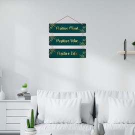 Artvibes Positive Quotes Wooden Hanging for Home Decor | Office | Living Room |Bedroom | Gifts | Quotes Decorative Items | House Decoration | Artworks Wall Hangings (WH_5310N)