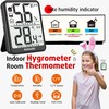 Antonki 2 Pack Room Thermometer Small Hygrometer Indoor, Home Humidity