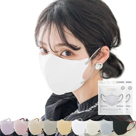 Ryohin Ichiki Mask (Special Mask for Spring and Summer Drying Prevention) 3D Masks (10 Sheets x 2 Packs) 3D Masks Non-woven Fabric 3D [Eligible Invoice Operator] Non-woven Mask, Blood Color, Gentle on