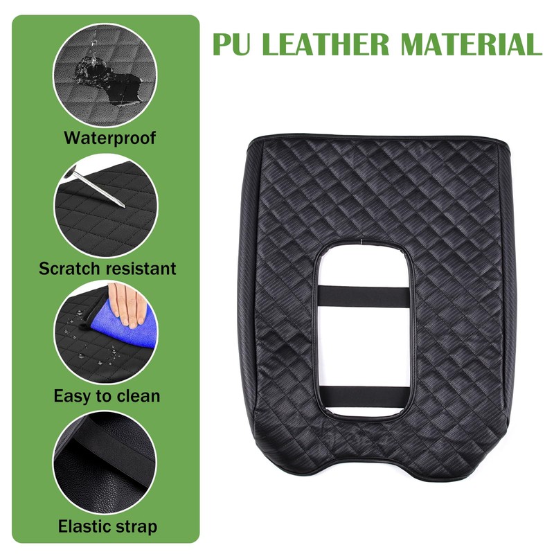 LLKUANG Car Center Console Armrest Cover Pad Fit for Toyota
