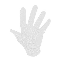 We Ball Sports Hypr-Grip Football Gloves, Youth Sticky Silicone Palm Receiver Gloves, Cool Grey (XL)