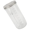 Sourdough Bread Starter Kit 34oz Glass Jar with Lid Date