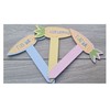 LR Supplies Easter Egg Hunt Signs 6pcs Wooden Garden Trail