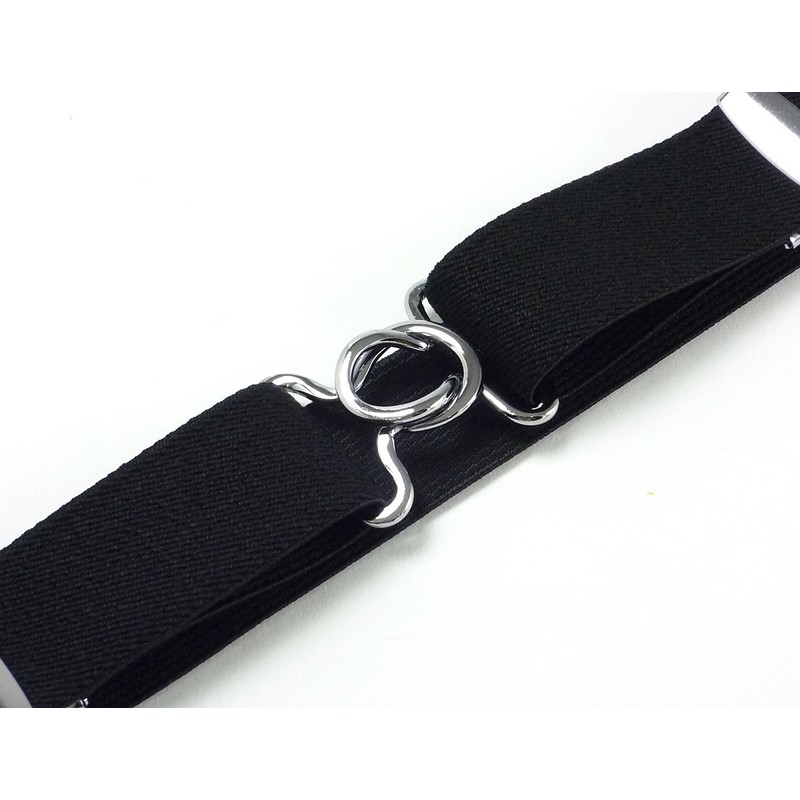 PEACE KOUBOU Skirt Belt, 1.2 inches (30 mm) - black