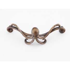 Schaub Nature Collection 4-1/4" (108mm) Octopus Pull, Estate Dover - 918-ED