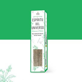 Espiritu del Universo l 10pc Hand Rolled Resin Artisan Incense Sticks Long Lasting for Yoga Meditation Relaxation Aromatherapy Cleansing and Purification (Frankincense & Patchouli)
