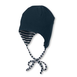 Sterntaler Bonnet Baby Boys' Reversible Hat (Bonnet Reversible) - Blue (Marine 300) Not Applicable, size: 47