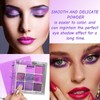 Purple Eyeshadow - 9 Matte Eyeshadows Palette Can Overlay Coloring,