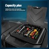 Chelhead Center Console Dash Storage Box ABS, Dashboard Tray Black