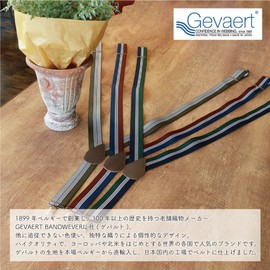 SWINGPLUS GEVAERT Suspenders, Border Line, Hanging Band, Casual, Formal, Business, Unisex, Made in Japan, One Size Fits Most, navy