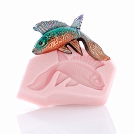 Fish Silicone Mold Food Safe Fondant, Chocolate, Candy, Resin, Polymer Clay, Craft, Jewelry Food Mold.