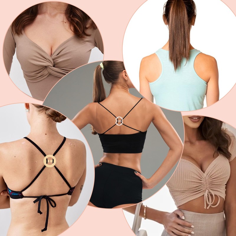 Bra Strap Clips Bra 12 Pcs Bra Strap Holder Adjustable
