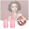 150ml Rinse Bottle for Eyelashes, 2 Pcs Pink Bottle with