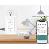 Nexete Smart Dimmer Plug Outlet Switch, Lamp Dimmer Outlet Switch