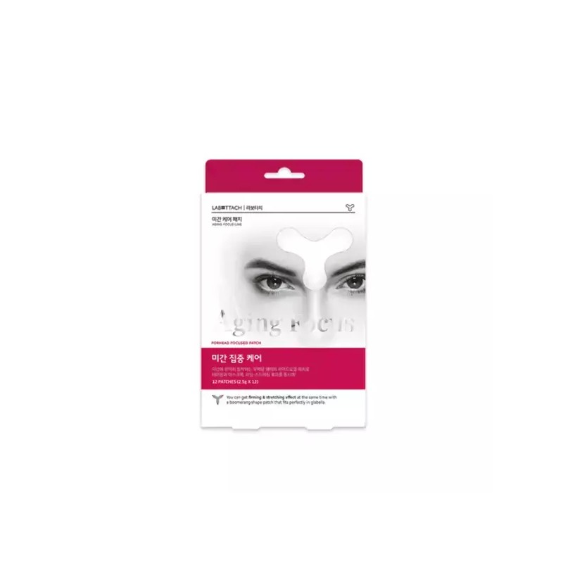 Labotage 미간 주름 패치 라보타치 미간케어패치 12매 Forehead wrinkle patch