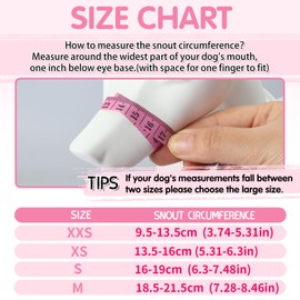 Dog Muzzle, Small Soft No Barking Dog Muzzle for Puppy Dogs,Short Snout Adjustable Mesh Muzzle for Chihuahua Yorkshire Terrier Grooming Vet Visits, Prevent Biting Chewing Fighting