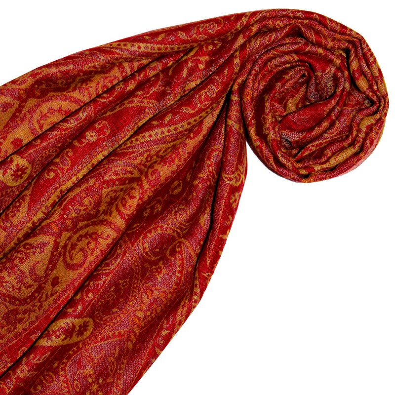 Lorenzo Cana - Men's Soft Wool Scarf from Merino Lamb