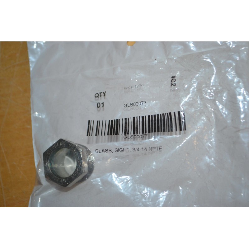Trane ~ GLS00077 ~ Sight Glass , 3/4 - 14