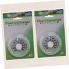 Kisangel 3sets Professional Wooden Room Thermometer Vertical Indoor Hanging Thermometer