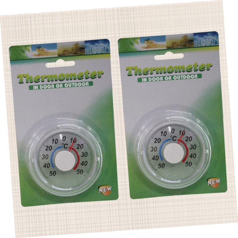 Kisangel 3sets Professional Wooden Room Thermometer Vertical Indoor Hanging Thermometer