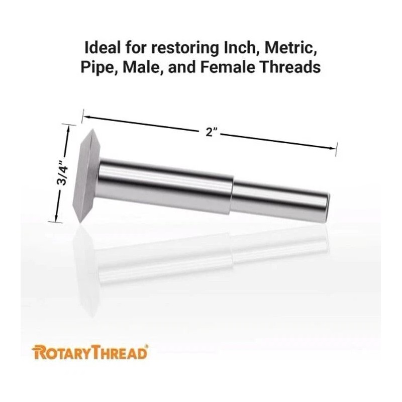 RotaryThread Rotary Thread 2 -Piece Set Set Thread filing Accessory