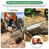 Faankiton Portable Chainsaw Sharpening Tool, Chainsaw Sharpening Kit, Chainsaw Chain