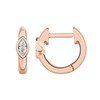 PAVOI 14K Rose Gold Plated 925 Sterling Silver Post Women's