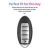 Key Fob Cover for Q60 Q50 : 5 Buttons Silicone