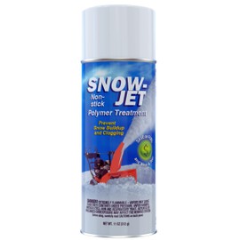 Global Climate Alliance Snow Jet Snowblower Non-Stick Spray - 11 oz Aerosol Cans - Made in USA - Works on Metal & Plastic - Polymer Coating - Easy to Apply, Long Lasting- Works on Plows and Shovels ~