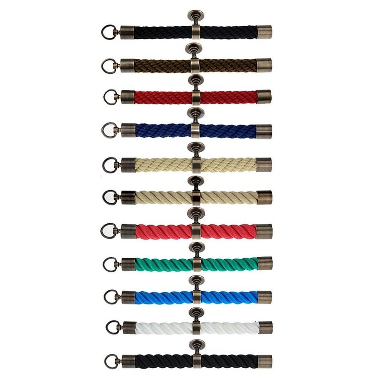 Kanirope® Wall Bracket with Hooks Bronzed for Barrier Cord Barrier