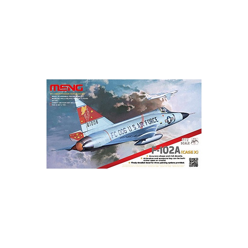 Mon Model 1/72 Convair F-102A Delta Dagger MNETS-003 Plastic Model