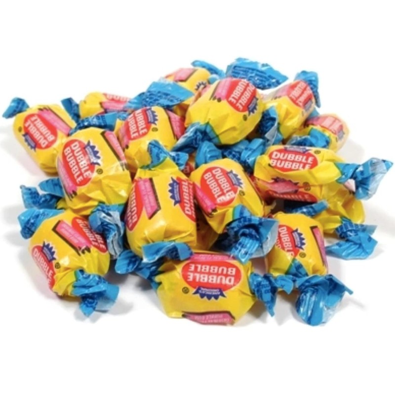 Dubble Bubble Original Flavor Bubblegum Individually Twist Wrap Bulk Candy