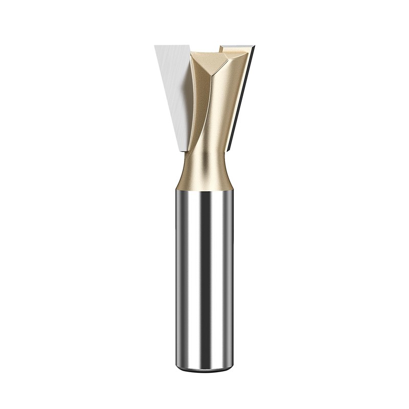 HUHAO Dovetail Router Bit 7/8-Inch 14.5 Degree, with 1/2-Inch Heavy-Duty
