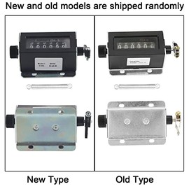 YWBL-WH D94-S Mechanical Counter 6-Digit Resettable Mechanical Draw Counter Counting Range 0-999999 (Piece)