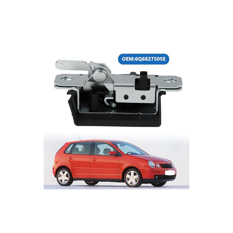 EMSea Tailgate Lock 6Q6827505E Compatible with VW Polo 2001-2009