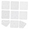 Tofficu Quilting Stencil Set 6pcs Quilting Templates for DIY Craft