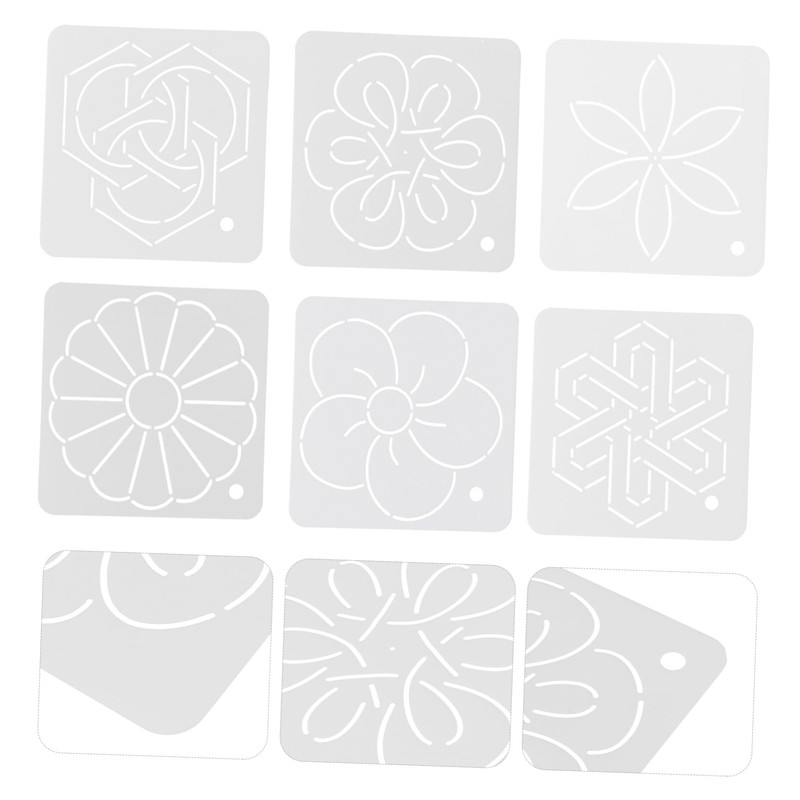 Tofficu Quilting Stencil Set 6pcs Quilting Templates for DIY Craft