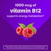 vitafusion Vitamin B12 Gummy Vitamins for Energy Metabolism Support, Raspberry