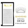 3D-D-0.10 Ready-Made Eyelash Fan 3D, 4D, 5D, 6D Pre-Faned Volume