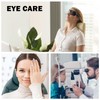 RIKEYO 2Pcs 3D Eye Patches for Adults, Adjustable Medical Eyepatch,Black(Left)