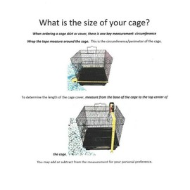 fortheBIRDS! LARGE Bird CAGE Seed Catcher SKIRT ONLY "Dark Blue"