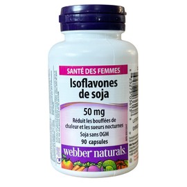 Webber Naturals Soy Isoflavones 50mg 90 Capsules