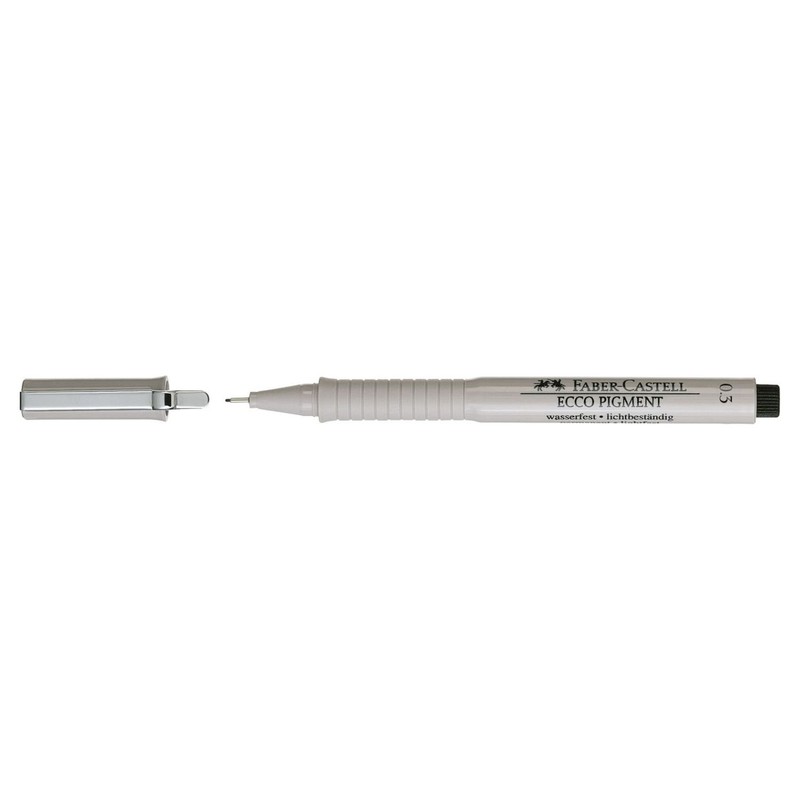 Faber Castell 166399 0.3 mm "Ecco Pigment" Fibre-Tip Pen -