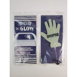 Norbert Specialty Corp 1979 Bob 'n Glow Waving hand w/ suction cup for Rear car window Damn If I Know