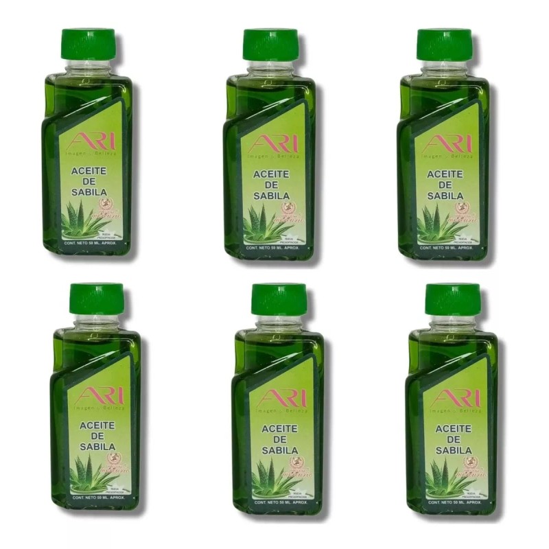 Ari Aceite De Sabila 50ml 6 Piezas