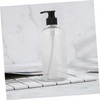 STOBAZA 2Pcs Refillable Pump Lotion Bottle Transparent Shoulder Dispenser for
