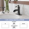 BWE Oil Rubbed Bronze Bathroom Sink Faucet with 1.2 GPM