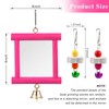 2 Pieces Chicken Mirror Toys Hanging Swing Mirror Toys with
